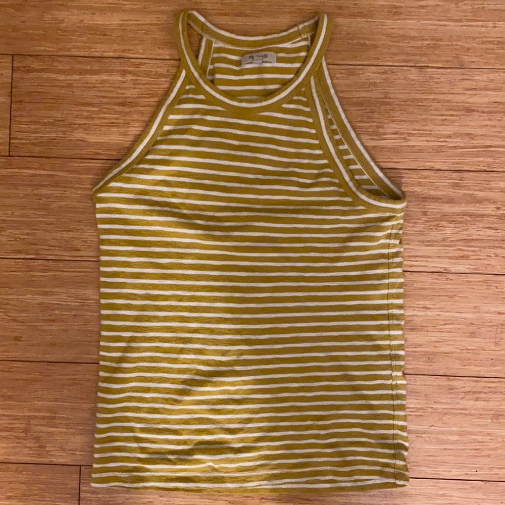 EUC Madewell Striped Racerback